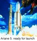 [Illustration of Ariane 5 launch]
