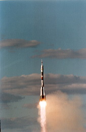 Launch of Soyuz TM-24