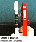 [Image of Delta II launch]