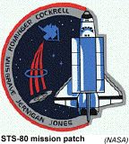 [Image of STS-80 logo]