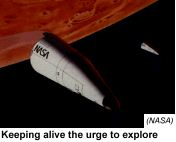 [illustration of Mars exploration]