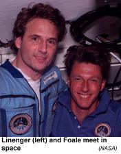 [image of Jerry Linenger and Michael Foale]