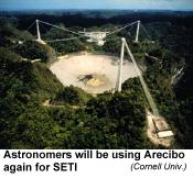 [image of Arecibo telescope]