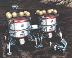 Mars habitat illustration