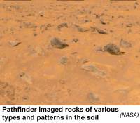 [image of Martian rocks and soil]