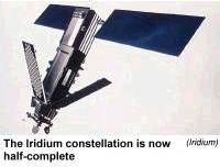 [illus. of Iridium spacecraft]