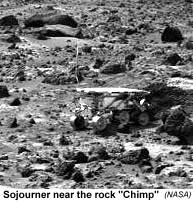 [image of Sojourner and Chimp rock]