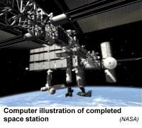 [illus. of space station]