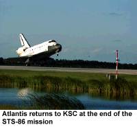 [image of shuttle landing]