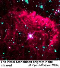 [image of Pistol Star and nebula]