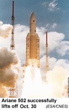 [image of Ariane 5 launch]