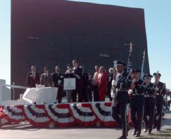 Lawrence ceremony at Space Mirror