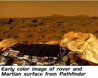 Early color image from Pathfinder
